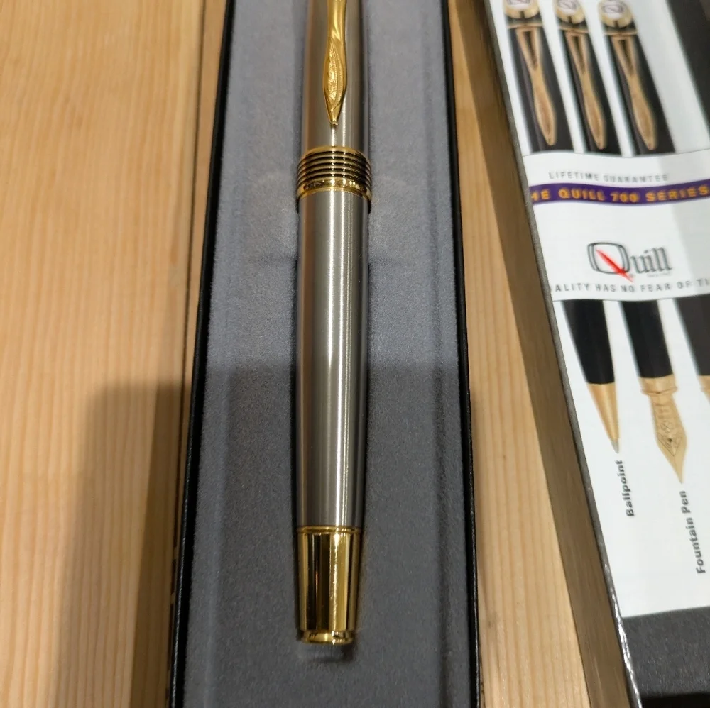 Gold and Silver Pen